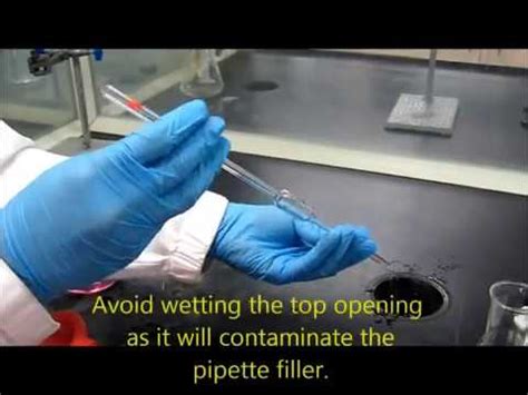 how to clean volumetric pipette